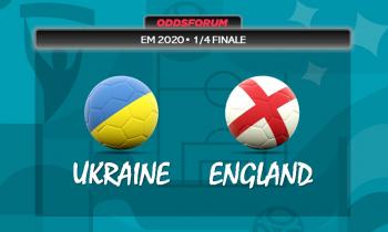 Ukraine vs England ved EM 2020 i fodbold
