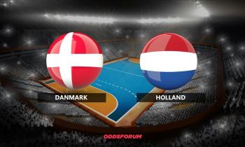 Danmark vs Holland ved EM Håndbold 2022