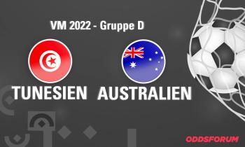 Tunesien - Australien ved fodbold VM 2022