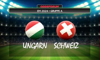 EM 2024 i fodbold. Ungarn mod Schweiz