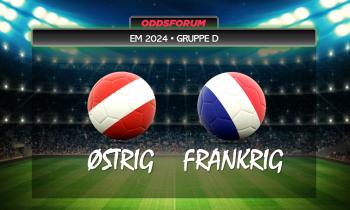EM 2024 i fodbold. Østrig mod Frankrig