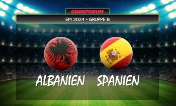 EM 2024 i fodbold. Albanien mod Spanien