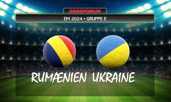 EM 2024 i fodbold. Rumænien mod Ukraine