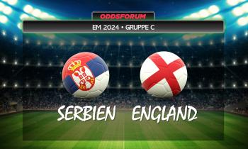 EM 2024 i fodbold. Serbien mod England