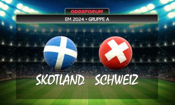 EM 2024 i fodbold. Skotland mod Schweiz