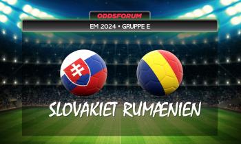 EM 2024 i fodbold. Slovakiet mod Rumænien