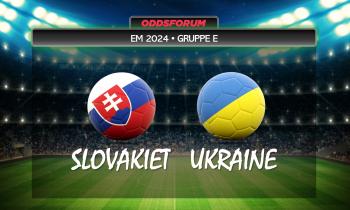 EM 2024 i fodbold. Slovakiet mod Ukraine