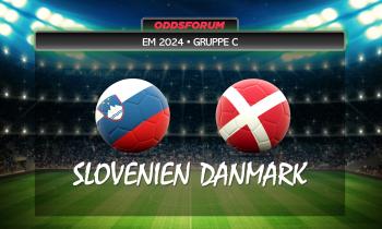 EM 2024 i fodbold. Slovenien mod Danmark