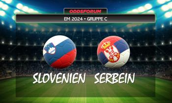 EM 2024 i fodbold. Slovenien mod Serbien