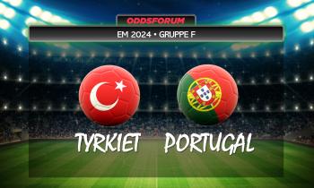 EM 2024 i fodbold. Tyrkiet mod Portugal