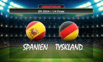 EM 2024 i fodbold. Spanien mod Tyskland