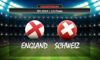 EM 2024 i fodbold. England mod Schweiz