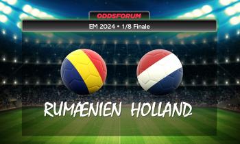 EM 2024 i fodbold. Rumænien mod Holland