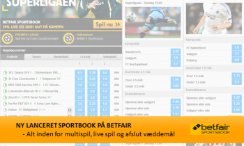 Ny Betfair Bookmaker - Nye bonusser med bonuskode