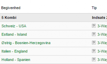 5 kampe giver 80.000 i gevinst