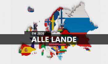 Alle lande og trupper ved EM 2020