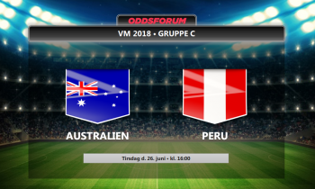 Australien - Peru odds: VM 2018 oddsforslag, startopstillinger og livestream på VM kampen