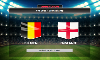 Belgien - England odds: Se startopstillinger og live stream VM 2018 Bronzekampen