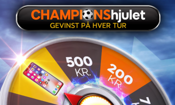 CHAMPIONShjulet: Spil på Champions League og vind iPhone X eller freebets