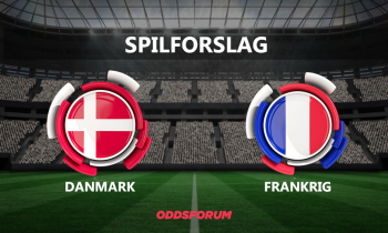 Danmark - Frankrig Spilforslag: Danmark sikrer sig avancement