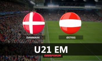 Danmark U21 - Østrig U21 EM 2019: Odds &amp; Spilforslag