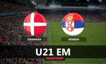 Danmark U21 - Serbien U21 EM 2019: Odds &amp; Spilforslag