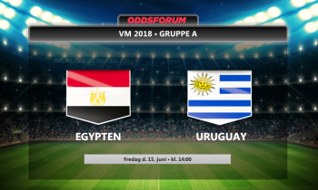 Egypten - Uruguay odds: Endelige startopstillinger til kampen i VMs Gruppe A