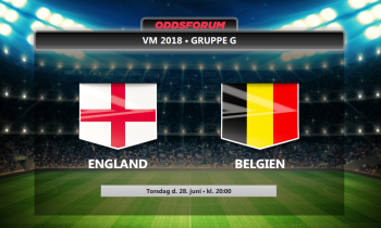 England - Belgien: Se odds, startopstillinger og live stream kampen gratis på nettet