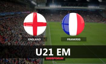 England U21 - Frankrig U21 EM: Odds og Spilforslag