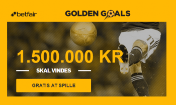 Golden Goals - Spil med gratis om chancen for 1,5 mio. kr. hos Betfair