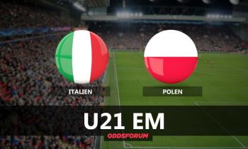 Italien U21 - Polen U21 EM: Odds og Spilforslag