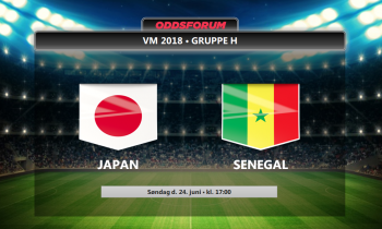Japan - Senegal odds: VM 2018 optakt, oddsforslag, startopstillinger og livestream