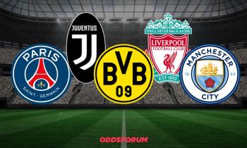 Specialodds: Forbliver PSG, Juventus, Man City, Liverpool og Dortmund ubesejret?