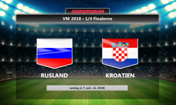 Rusland - Kroatien: Se odds, startopstillinger og live stream VM 2018 kvartfinalen