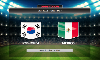 Sydkorea - Mexico odds: Se startopstillinger og live stream VM 2018 kampen her