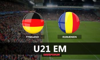 Tyskland - Rumænien odds: Spilforslag til U21 EM semifinalen