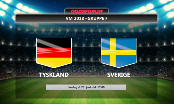 Tyskland - Sverige odds: VM 2018 optakt med oddsforslag, startopstillinger og livestream