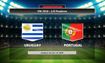 Uruguay - Portugal i VM 2018 1/8 finale: Se odds, startopstillinger og livestream