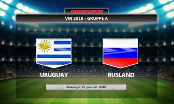 Uruguay - Rusland odds: Se startopstillinger og livestream på VM kampen her