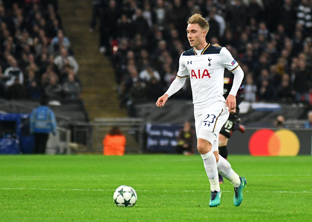 Billede af Christian Eriksen i aktion for Tottenham.