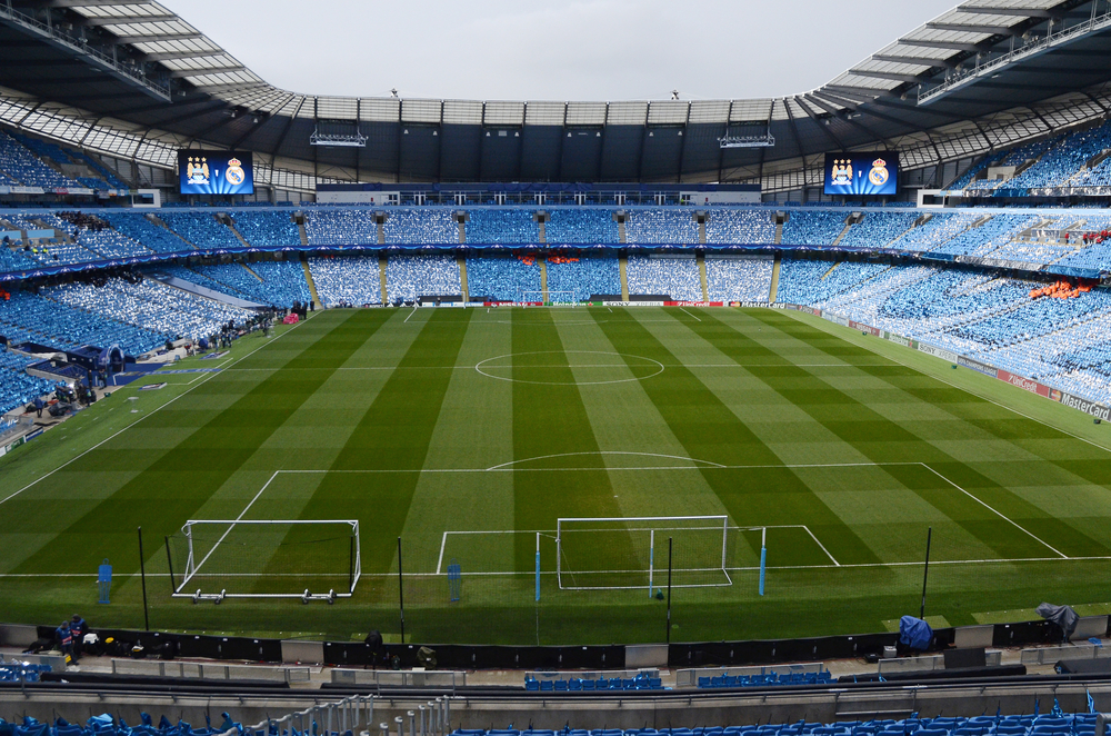 Billede af Manchester Citys hjemmebane, Etihad.